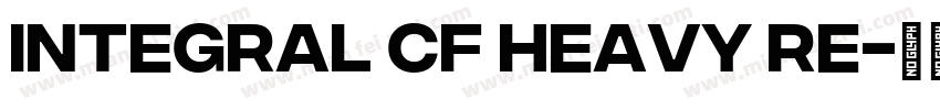 Integral CF Heavy Re字体转换